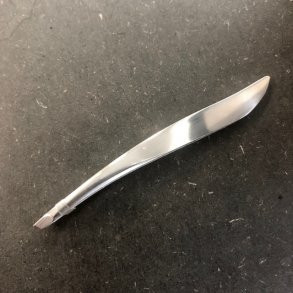 Skr Pincet slvfarvet