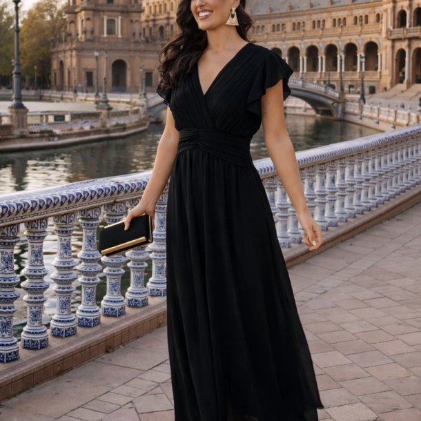 Elisa plisseret kjole 
