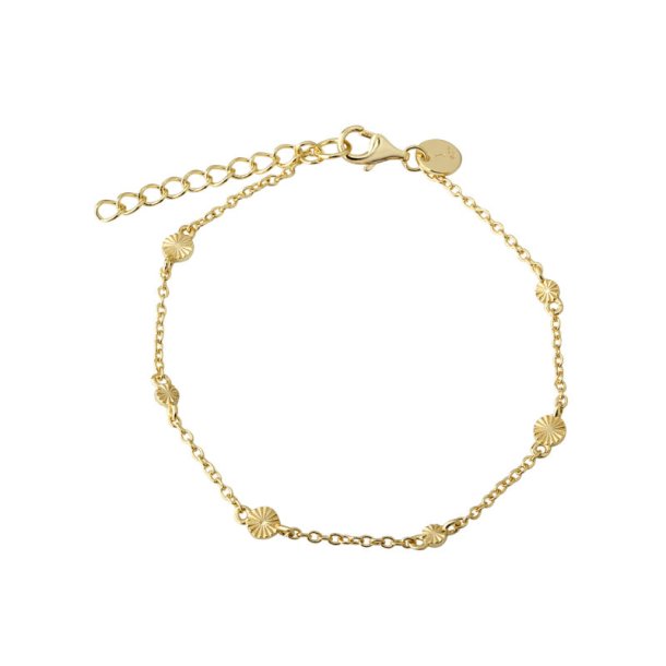 Armb�nd LINE SIMPLE - Forgyldt S�lv