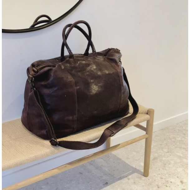 Weekendtaske Butte  washed Skind