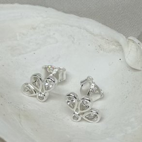 reringe NORA CLEAR FLOWER - Slv