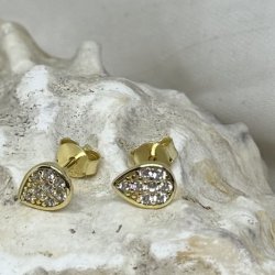 reringe NORA DROP - Forgyldt