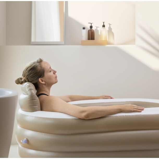 Oppustelig badekar