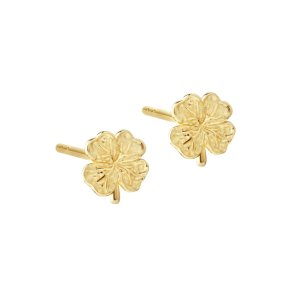 �restik CLOVER BIG - Forgyldt S�lv