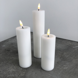 Hvidt LED Bloklys 50x200mm