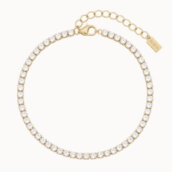 Tennis Armb�nd Oraya 3mm - Forgyldt Vandfast 