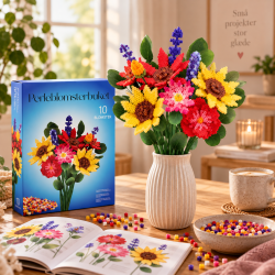 Lav selv blomsterbuket af perler � DIY perleblomster 3 varianter