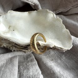 Ring Solaris Vandfast Forgyldt