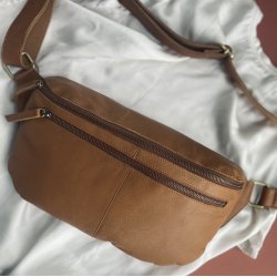 Billie bltetaske skind