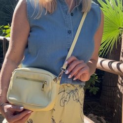 Crossbody Silje skind