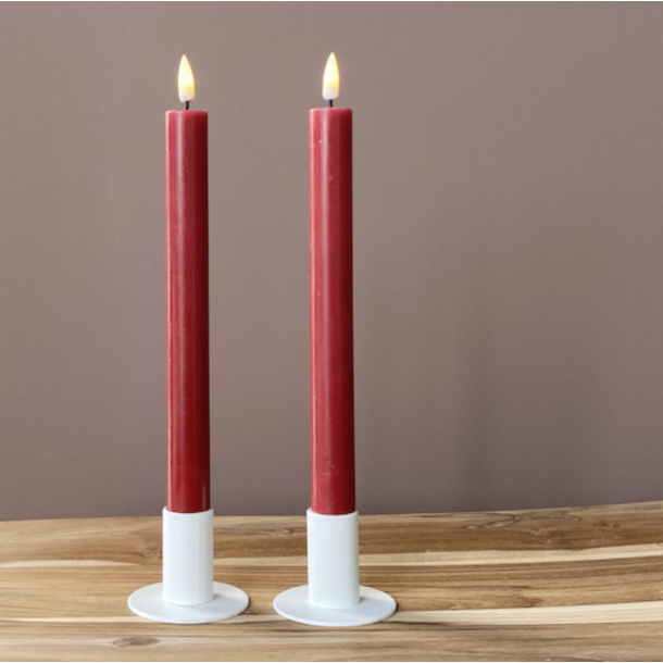 Bord lysestage til kronelys metal 