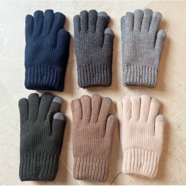 Handsker foret strik