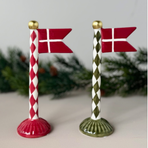 Flag harlekin stor keramik
