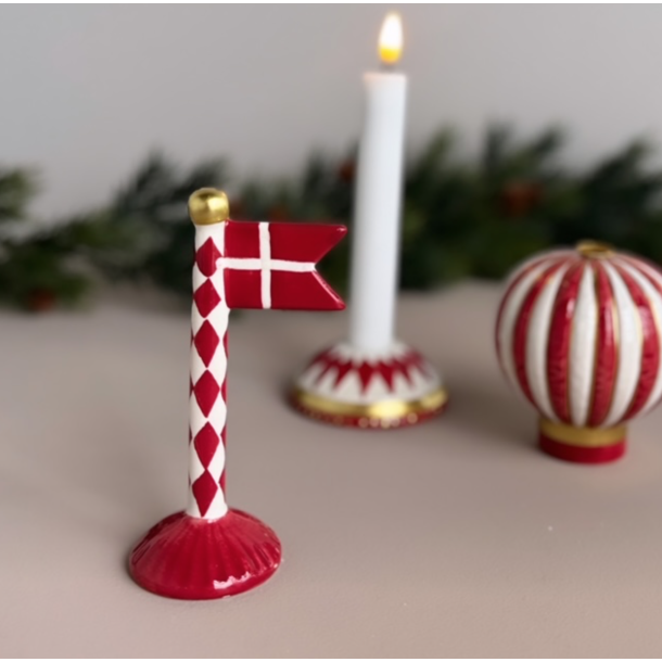 Flag harlekin lille  Keramik