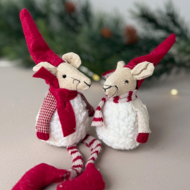 Noa musepar sidde 16cm stof 