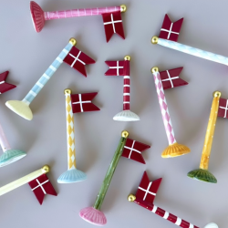 Flag lille rd og hvid