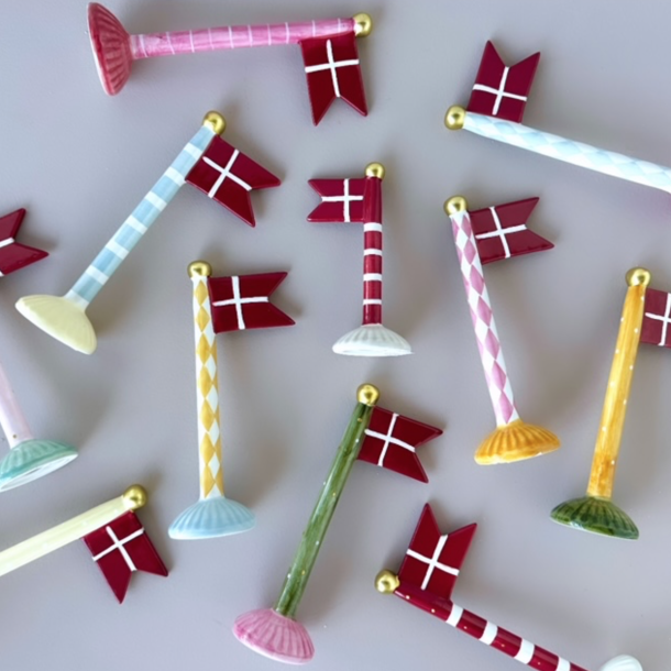 Flag lille rd og hvid