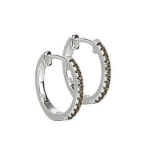 RONJA-GREEN EARRINGS 925 SILVER