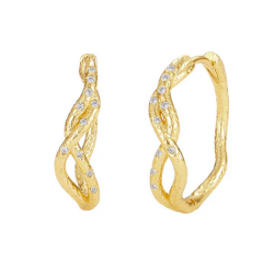 Hoops FANG Savage forgyldt slv