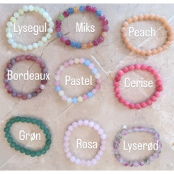 Armbnd glas med elastik