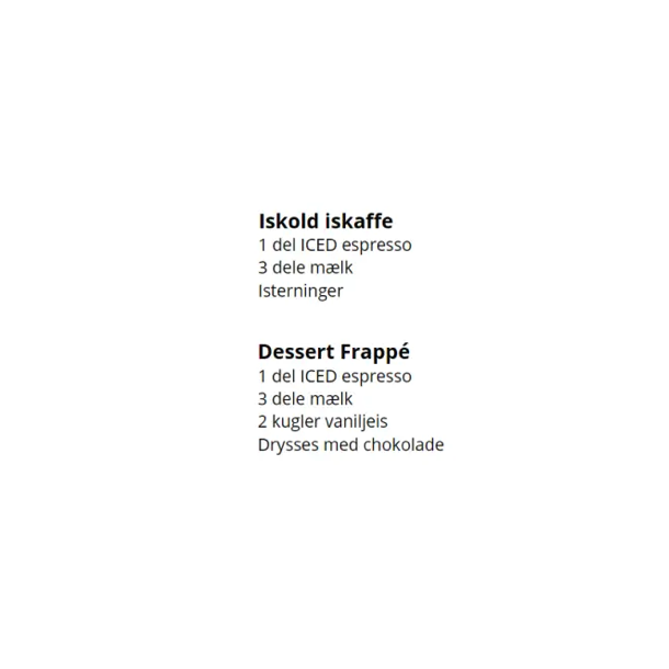 Iskaffe single stick - iced espresso