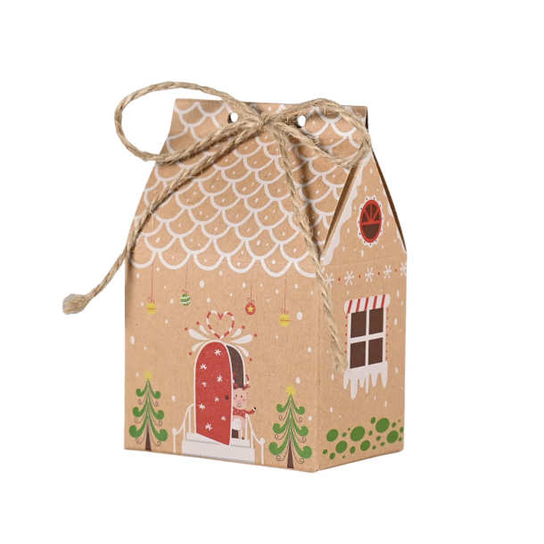 Julekalender Gavesker St med 24  H 9,5 x L 5 x D 7 cm