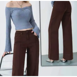 Jeans med wide i benene - Verona 
