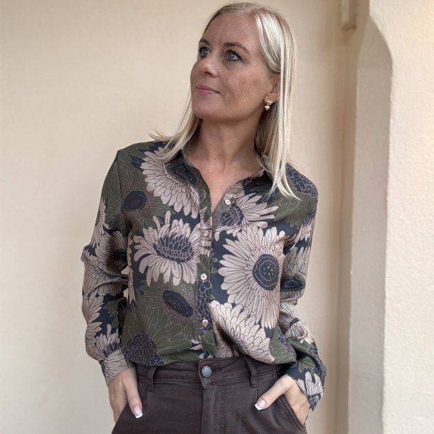 Skjorte Mona Viskose mix str S-XXL