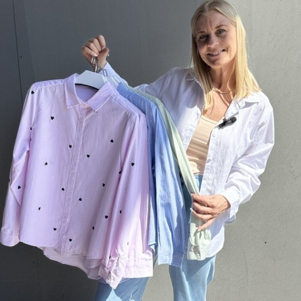 Skjorte Helena i rosa Str. S-XL