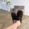 Slipper MULES brun ruskind str. 36-42