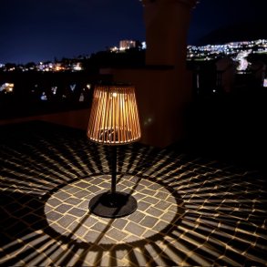 Bordlampe solar flet 30,5 cm h�j