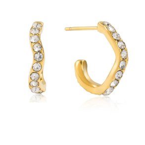 Hoop STONE 12 MM - Guldbelagt vandfast