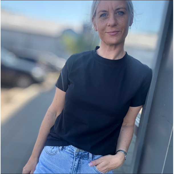 T-shirt unisex bomuld str s-xxl