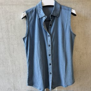 Tencel Karen denim skjorte - korte �rmer