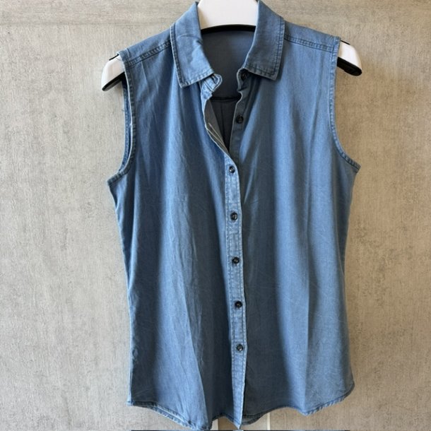 Tencel Karen denim skjorte - korte �rmer
