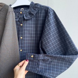 Skjorte Astrid - bomuld str. xs-xl