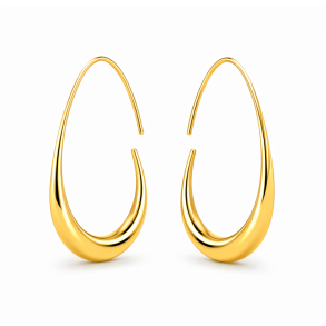 �reringe Sora oval M - Guldbelagt vandfast 