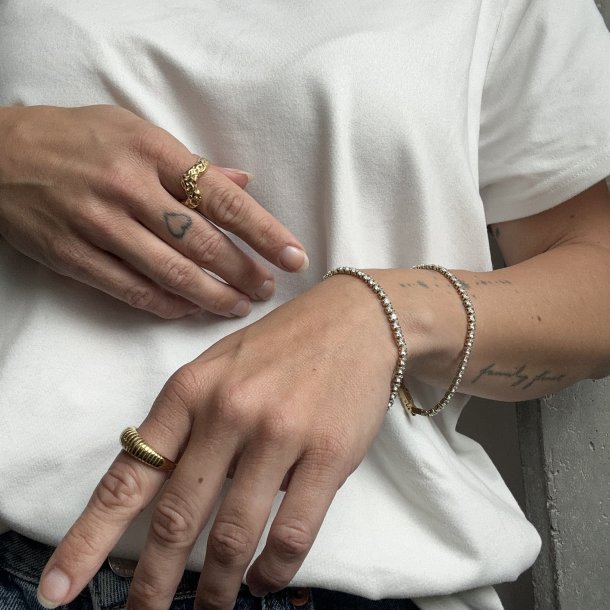 Armbnd Radiance Vandfast og Forgyldt