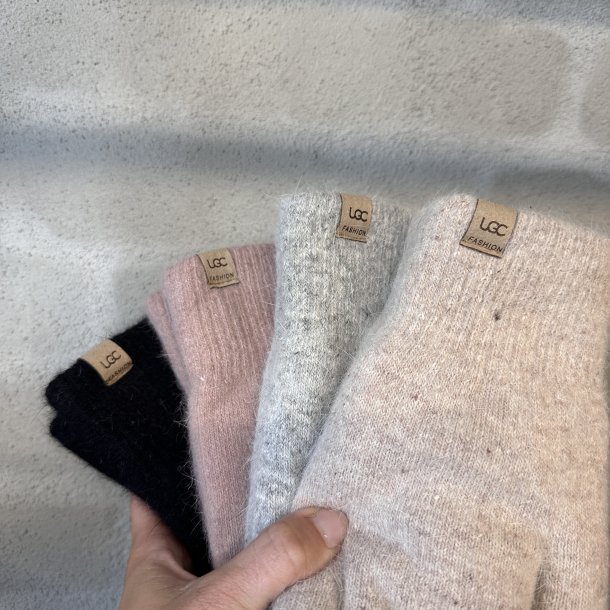 Fingervanter med plys 