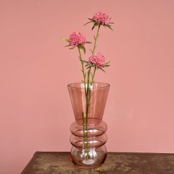 Vase Flare glas rosa
