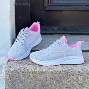 Sneakers ACTIVE Grey/pink str. 36-41