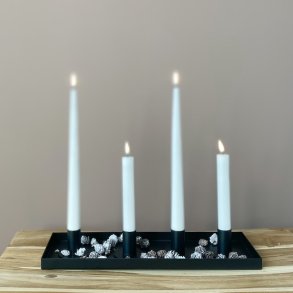 bakke med 4 stager - sort metal