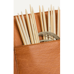 Evita XL strikke ske sekskantet skind