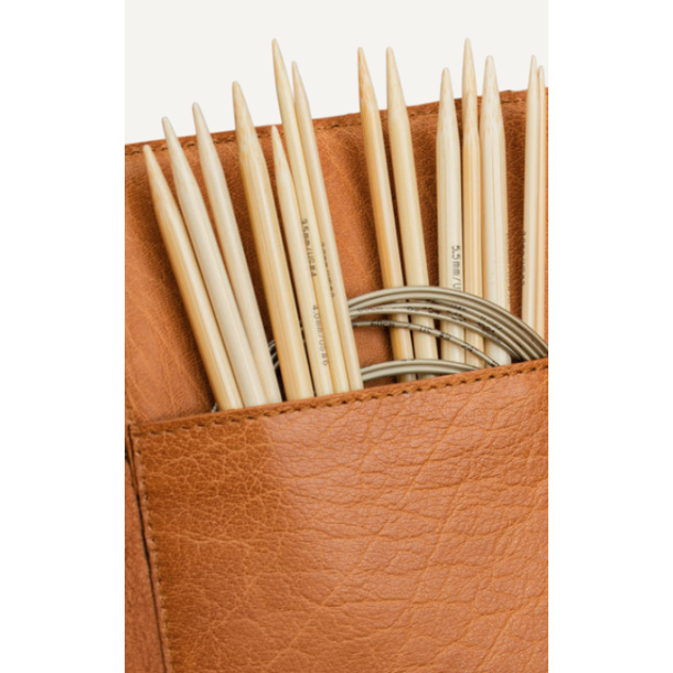 Evita XL strikke ske sekskantet skind