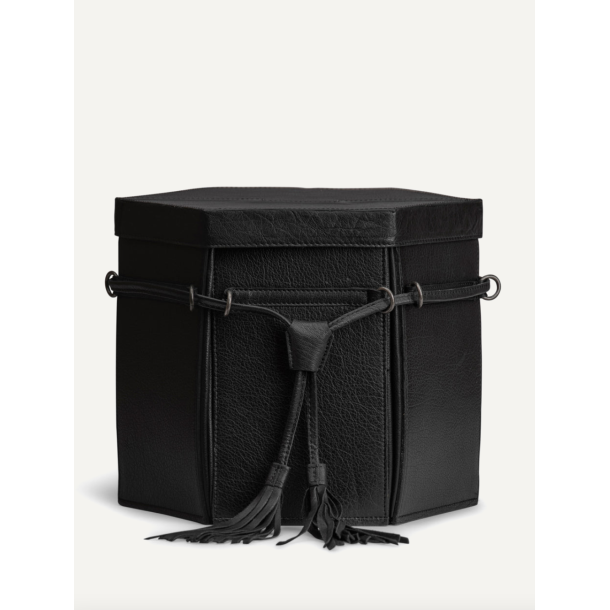 Evita XL strikke ske sekskantet skind