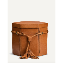 Evita XL strikke ske sekskantet skind