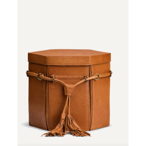 Evita XL strikke ske sekskantet skind