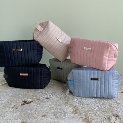 Kosmetiktaske quiltede nylon