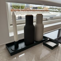 Metal bakke opbevaring 30 x10 x 20 cm