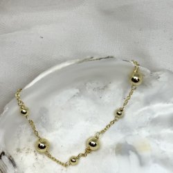 Armbnd ALBA - Forgyldt